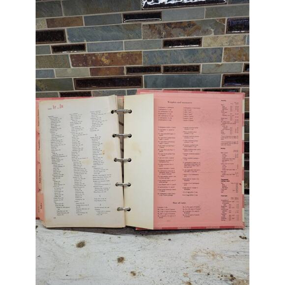 Vintage Better Homes and Gardens New Cookbook, Red Plaid Binder Tabbed - Picture 8 of 9